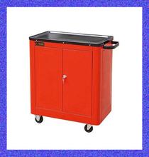 Closed door double door tool cart tool cabinet toolbox trolley aftermarket car care