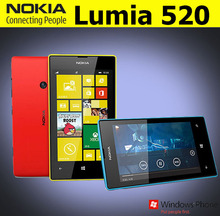 Original 520 Nokia Lumia 520 Windows Mobile Phone 8 Dual core 8GB ROM 5MP GPS Wifi 4.0″ IPS Unlocked Cell Phone In Stock