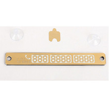 Car Temporary Parking Card Luminous Phone Number Card Plate For Suzuki Grand Vitara Hyundai Solaris Ix35