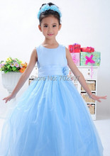 Wholesale Girls Princess Long Dress Children Wedding Dresses Girls lace Dress size 100 160 14pcs lot