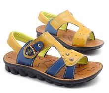 Boys Summer Sandals Genuine Leather Fashion baby shoes Children Beach Light Shoes Sandals Boys Girls Slippers