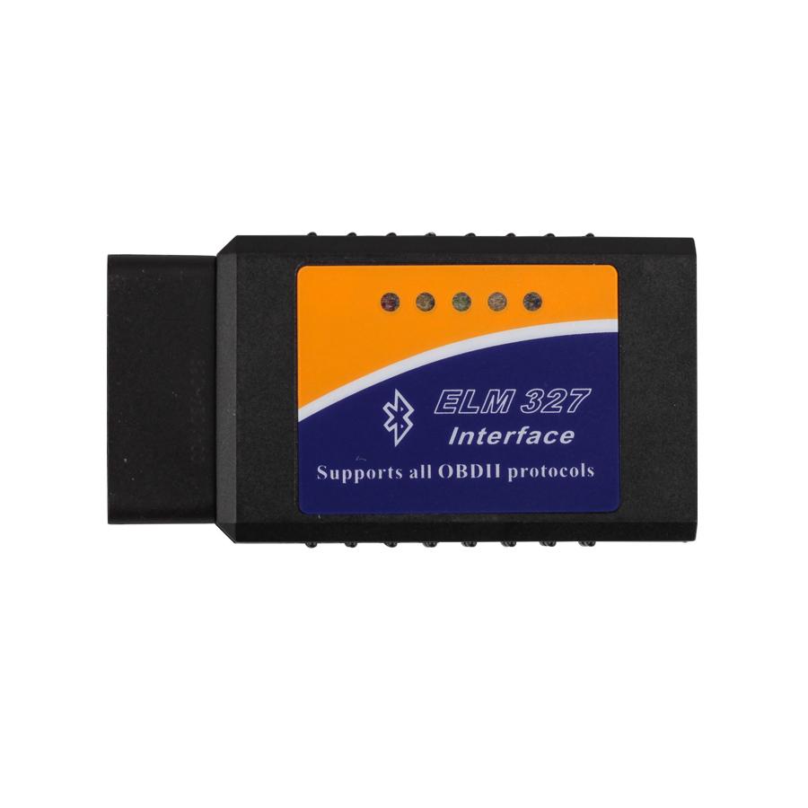  1.5V ELM327 Bluetooth Software OBD2 CAN-BUS Scanner Tool Software V2.1 With 