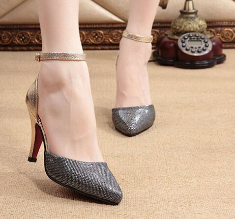 christian louboutin shoes replica - 2014 Fashion Women Pumps Sexy Pointed Toe Red Bottom High Heel ...