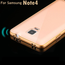 For Samsung Note 4 Metal Aluminum Slim Back Capa Case For Samsung Galaxy Note 4 N9100