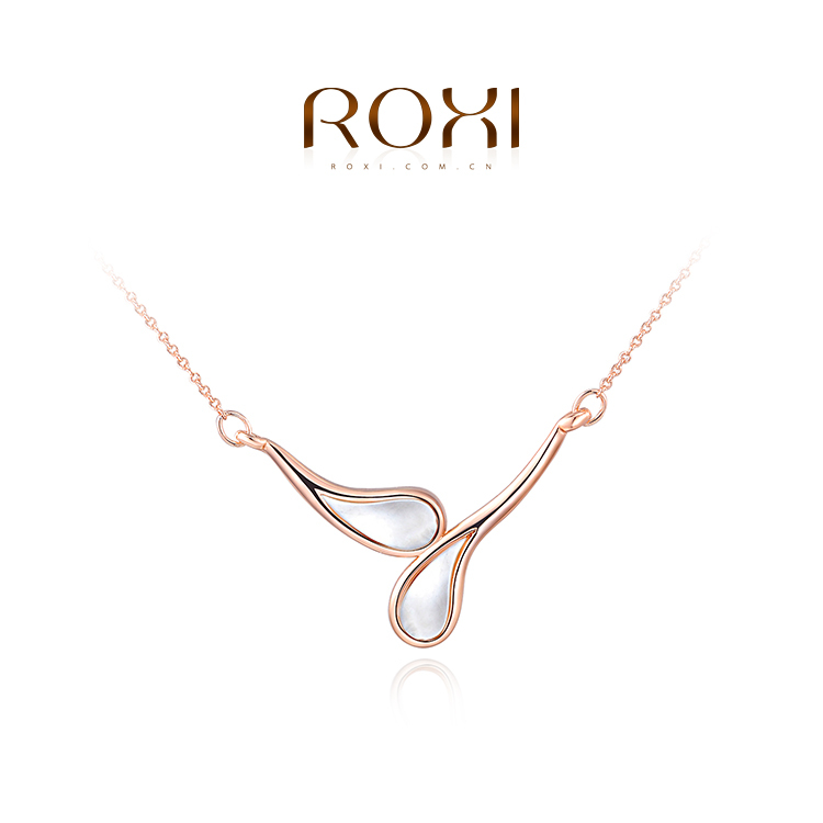1PCS Free Shipping Fashion elements Opal Stone Water Drop Choker Necklace Rose Gold Plated Women Jewelry