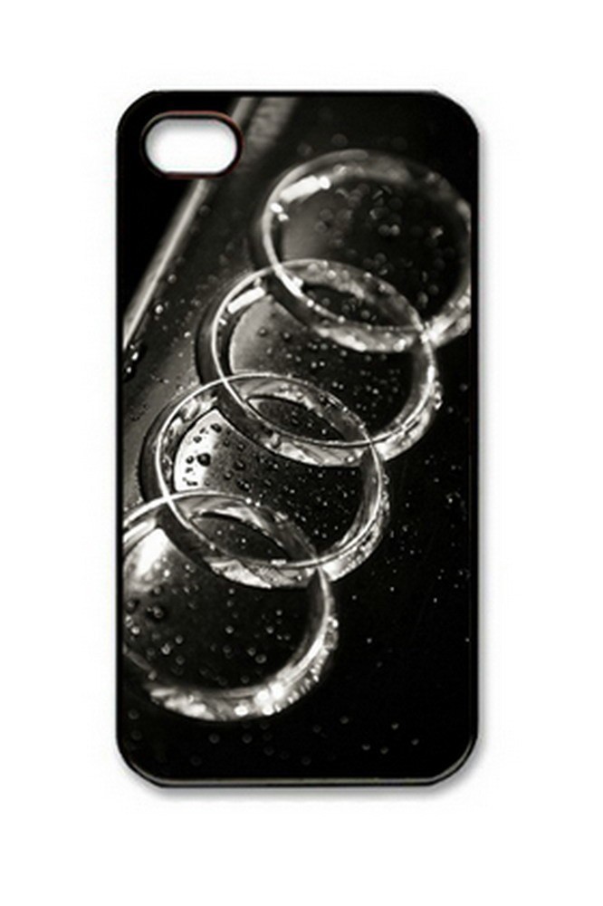 NEW Popular Creativity Audi Logo Hard Shell Case Cover Protector for iPhone 4 4s 5 5S
