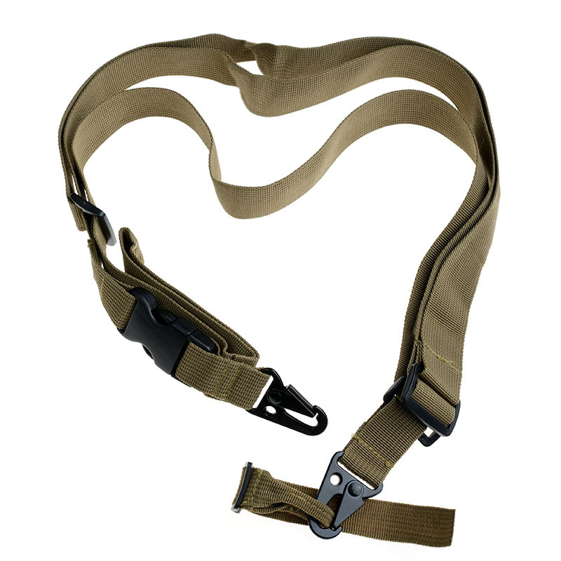 3 Point Airsoft Hunting Belt Tactical Military Elastic Black Army Green Gear Gun Sling Strap Outdoor