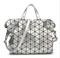 High Capacity Foldable Bao Bao Ladies Plaid Tote Woman Handbag Fashion Shoulder Bag Geometric Sequins Bags