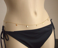 C0008 Sexy fashion street snap sequined waist body chain 28 b4xr