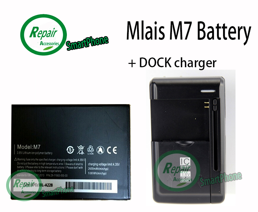 =     + Mlais M7  2600      Bateria