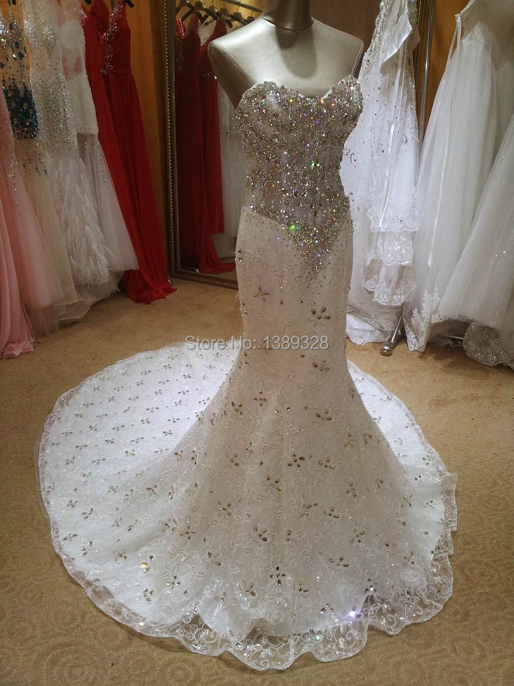 bling and lace wedding dresses