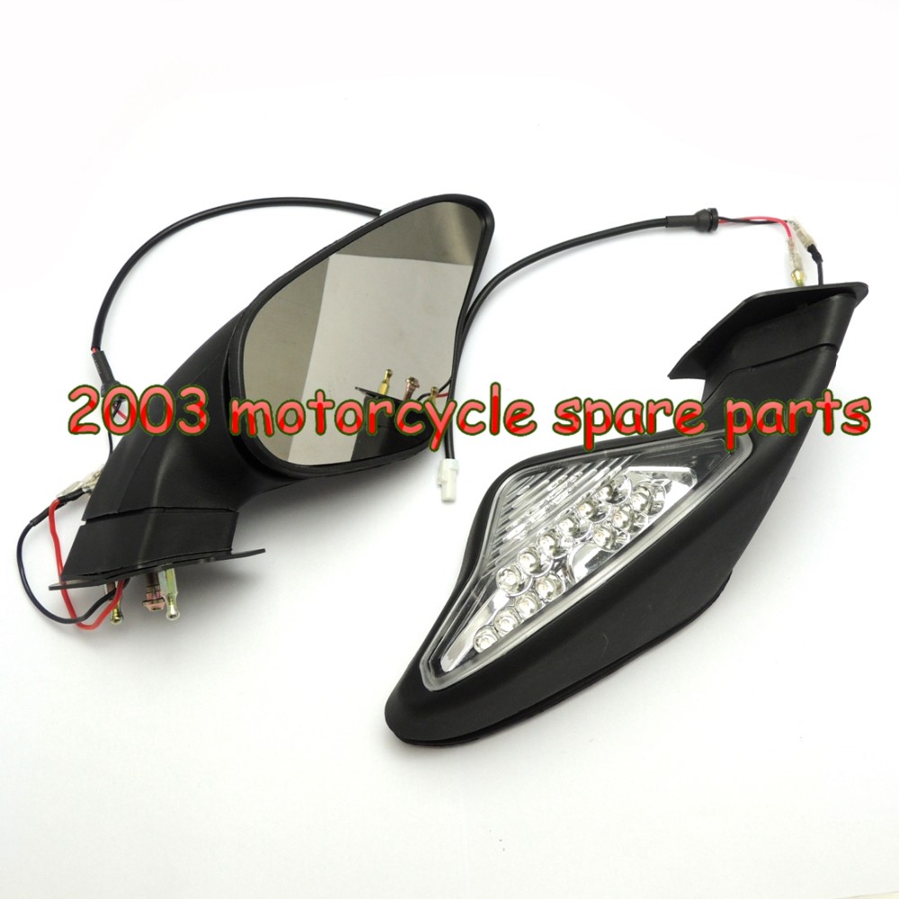 LED mirrors with turn signal function for Ducati 848 848evo 1098 1098S 1098R 1198 1198S 1198R 2007-2012 (1)