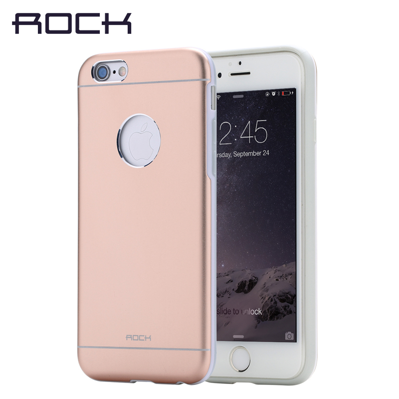 ROCK Origin Metal Series For iPhone 6 6S Rose Gold back case ...