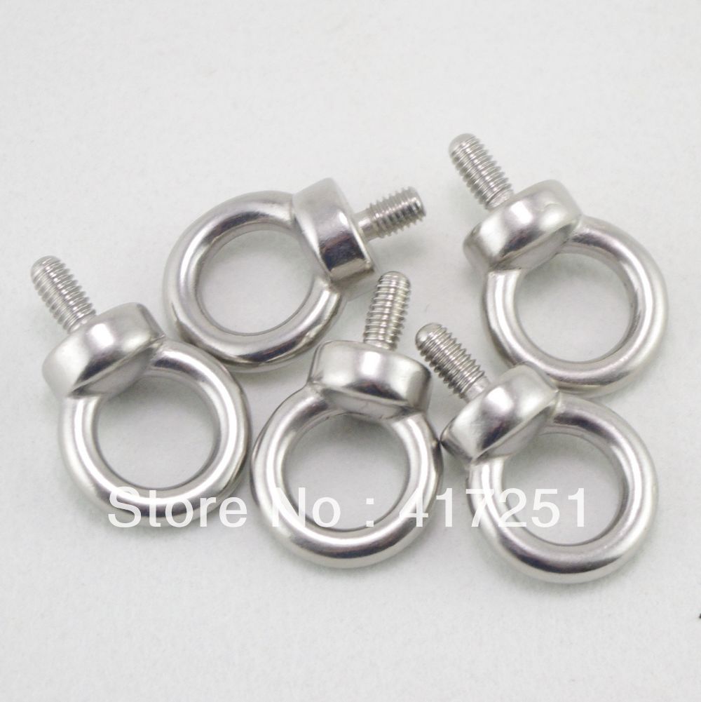 5pcs Marine Grade Boat Stainless Steel Lifting Eyes Bolts M24 Metric Threaded