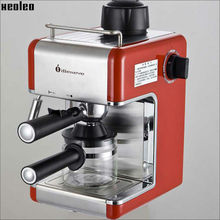 Xeoleo Coffee machine Espresso Coffee maker 4 cups Automatic Italy Espresso Coffee maker Espresso machine
