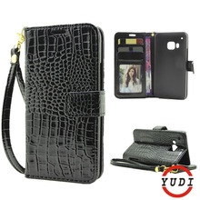Photo frame Crocodile Leather Case for HTC One M9 Luxury Wallet Stand Flip Mobile Phone Accessories