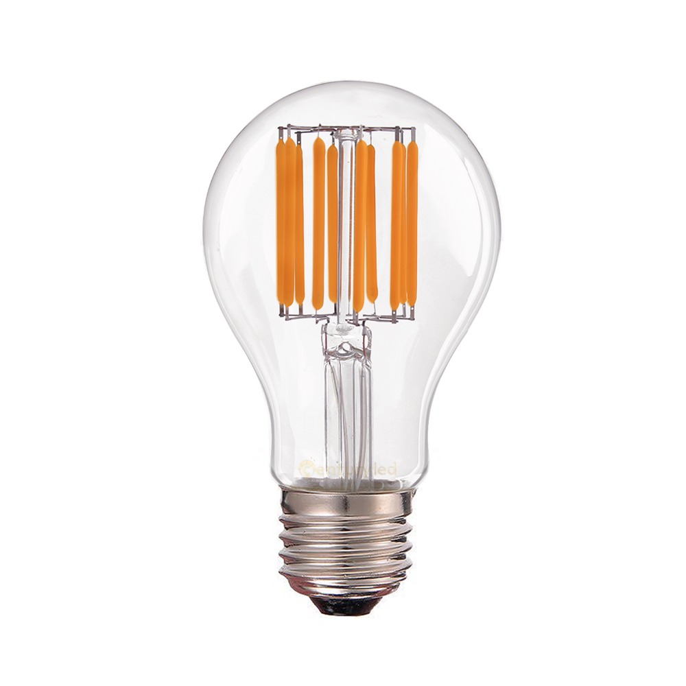 Dimmable ,LED Filament Bulb 4W 6W 8W 2700K Warm White A19 Edison Style