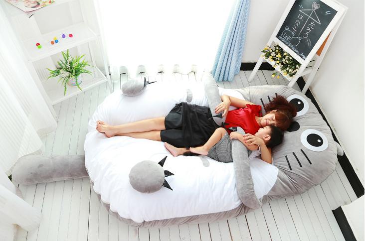 bedroom furniture mattress pad sofa cama Bed 160cm 210cm 290cm including tail 10kg totoro tatami cartoon