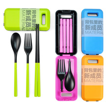Outdoor Travel Picnic Protable Tableware Eco-friendly ABS Tableware Chopsticks Spoon Fork Storage Box -NatureHike