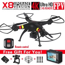 NEW SYMA X8G X8C X8W FPV RC Quadcopter 6-Axis Drone With 14MP WiFi Camera RTF Dron RC Helicopter SJ7000 Camera VS MJX X101 X8HG