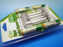 Дешевле BTY-809 ( 1350/3000 ) mah * 2 + зарядное устройство 1.2 В аккумуляторная батарея AA + AAA / AA зарядное устройство