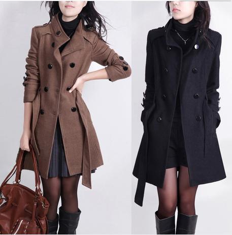 Бесплатная доставка 2015 осень и зиму тонкий шерстяной верхняя одежда свободного покроя одежда шерстяное пальто шерстяные верхняя одежда женский жакет A27
