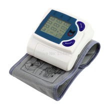 Digital LCD Wrist Blood Pressure Monitor With Heart Beat Rate Pulse Measure