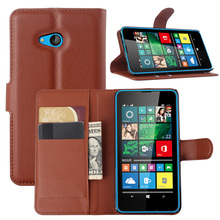 Luxury Wallet Leather Flip Case Cover For Microsoft Lumia 640 Lte Dual SIM Cell Phone Case