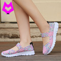 Wolf Who 2017 Fashion Womens Weave Shoes Spring Autumn Mixed Color Checkered Breathable Casual Shoes Loafers