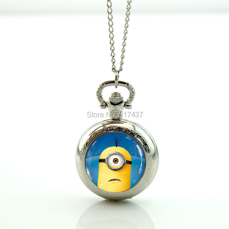 WT-00104 Movie,despicable Me 2, inspired, One, eye, Minion, Hand Craft, Pendant