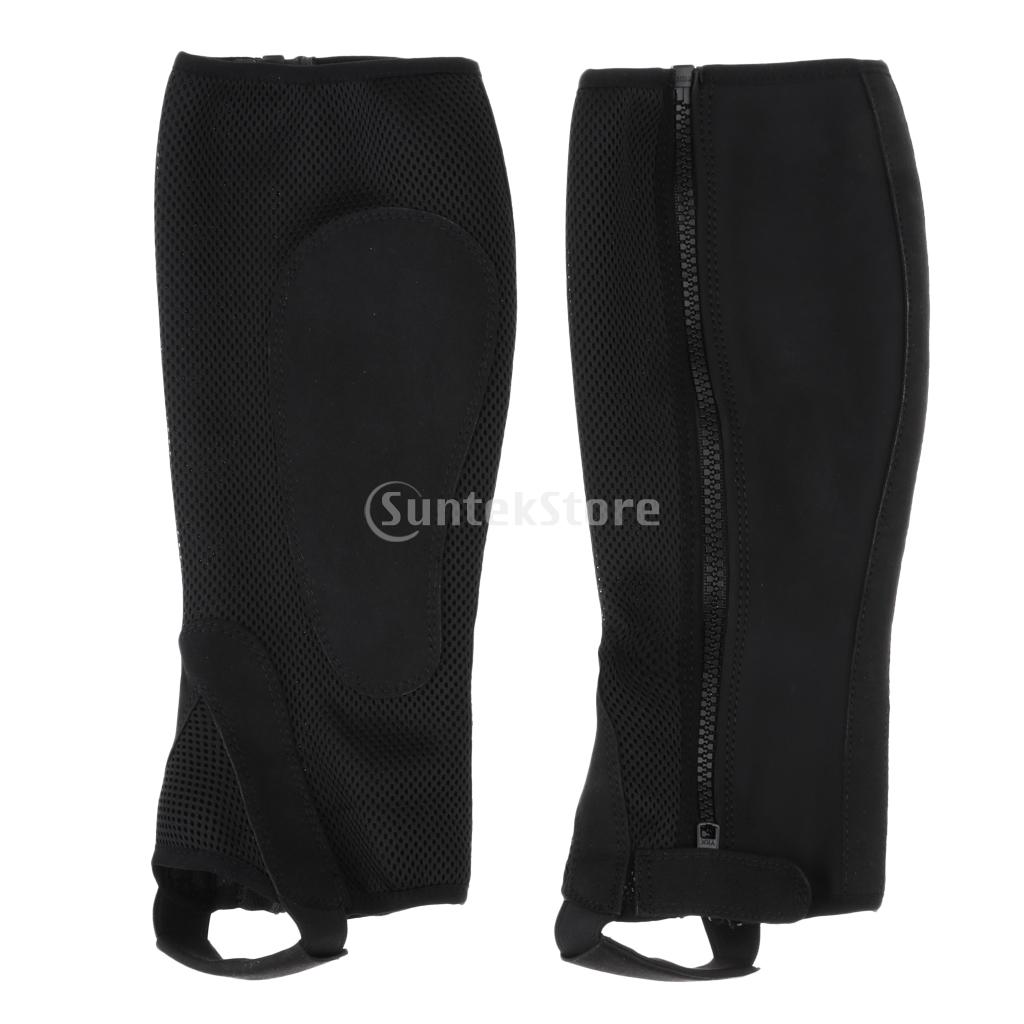 Equestrian Gaiters Half Chaps Horse Riding Boots Cover Leg Guard Gear for Adults Children Outdoor Horse Riding