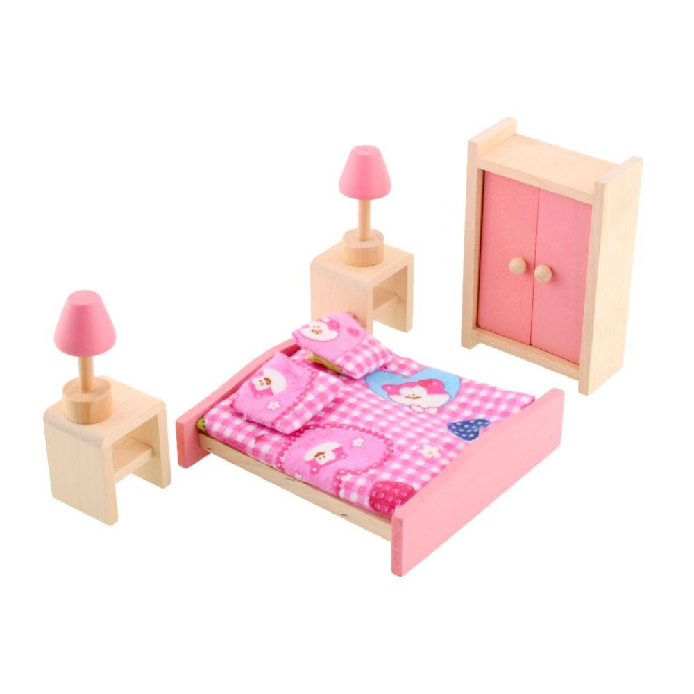 Poppenhuis meubels slaapkamer koop goedkope poppenhuis meubels ...