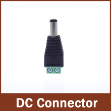 Free Shipping to RU,100pcs 5.5/2.1mm Male DC Power Jack Connector DC Plug for CCTV Camera system