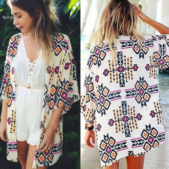 Womens geometric print dress