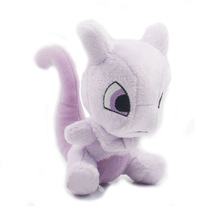 2016 New Pokemon Mewtwo Plush Doll Toy Stuffed action figures 14cm Figure doll Gifts for children Free Shipping