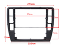 for VW Passat B5 Middle Escutcheon Center Decorative Box Dashboard Console Panel CD Recorder Frame Radio