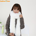 Newly Design Women HOT Warm Soft Faux Raccoon Fur Collar Scarf Scarves Shawl Wraps 161119 Drop