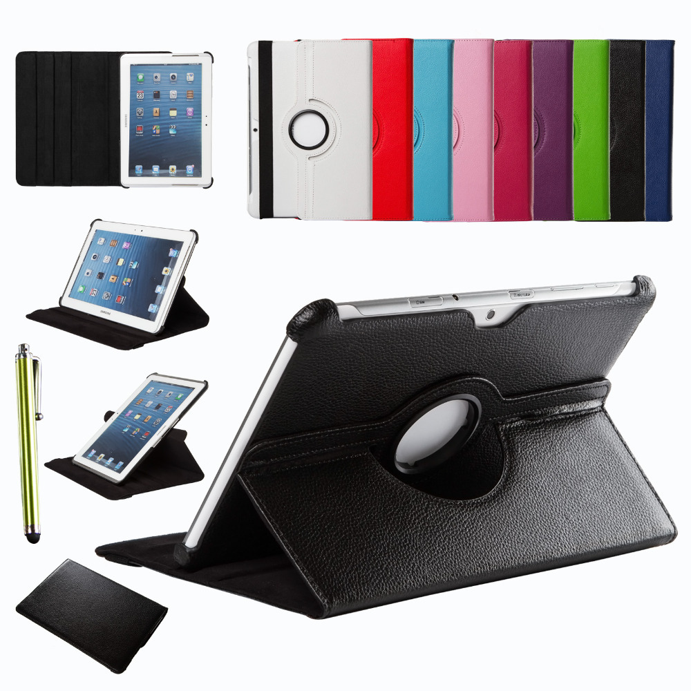 For Samsung Galaxy Tab 2 10 1 inch P5100 P5110 P7500 P7510 360 Rotating Smart Cover