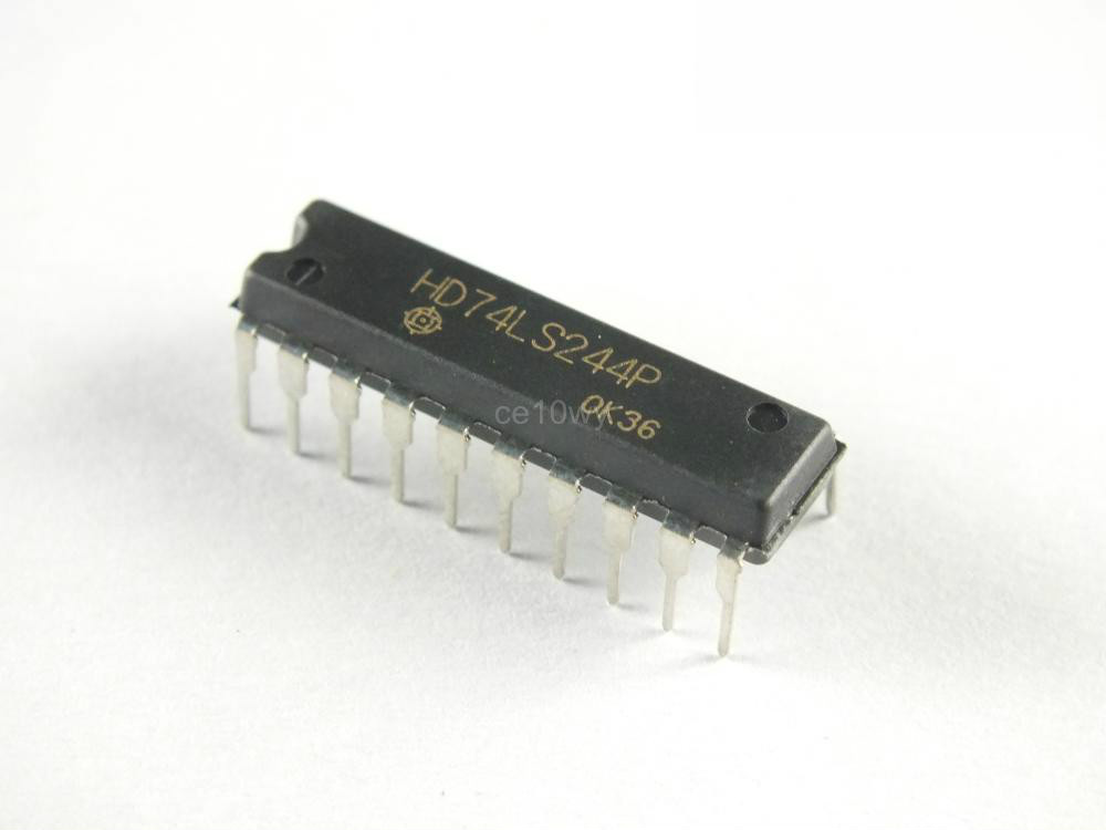 10pcs New DIP 20 74LS244 Octal Tristate Buffer / Line Driver with 3