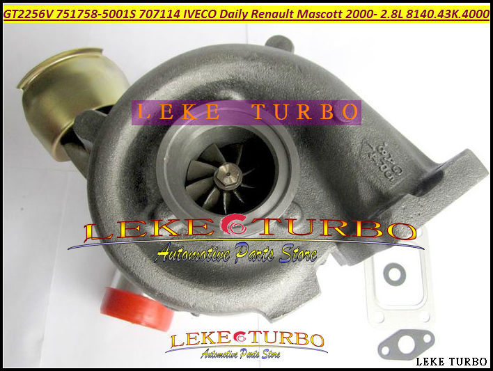 GT2256V 751758-5001S 707114-0001 TURBO For IVECO Daily Renault Mascott 2.8L 8140.43K.4000 146HP Turbocharger (6)
