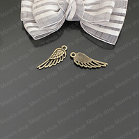 (26394)Fashion Jewelry Findings,Accessories,charm,pendant,Alloy Antique Bronze 33*12MM Wing 30PCS
