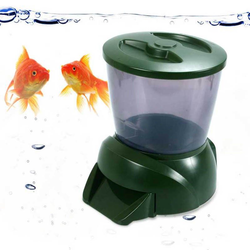 5L Food Filter LCD Display Automatic Fish Pond Tank Aquarium Feeder Tool Plastic 
