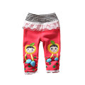 Autumn Winter Baby Girl Boy Little Apple Lace Warm Pants Children Toddler Fleece Leggings PP Pant