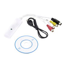 1pc Promotion Price New USB 2.0 tv dvd vhs video Capture adapter Easy cap card Audio AV mmm for vista win8 win7 XP Fast