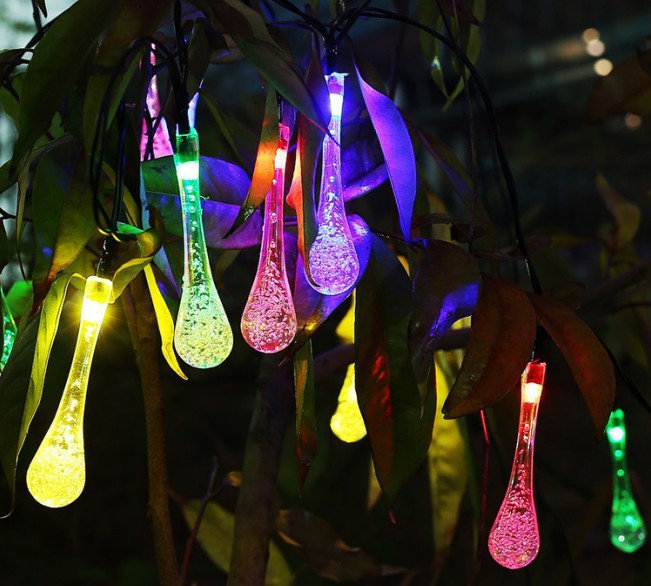 20LED solar powered Led Flower lamp Solar High Power Led Christmas Lighting Lamps Water Drop Solar Led String Lights 20LED solar powered Led Flower lamp Solar High Power Led Christmas Lighting Lamps Water Drop Solar Led String Lights