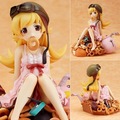Japan Sexy Figure Anime Monogatari Nisemonogatari Oshino Shinobu Painted PVC Action Figure Collection Model Toy 20CM