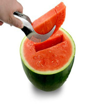 Creative Kitchen Accessories Multifunctional Watermelon Slicer Stainless Steel Watermelon Slicer Clever Cutter Cooking Tools