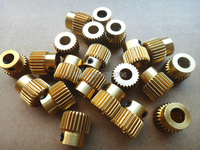 With Tracking Number 100PCS LOT 3D font b printer b font Accessories 26 Tooth Gear Inner
