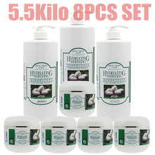 8PCS Set 5.5Kilo Silk Collagen Moisturizing Whitening Rejuvenation Massage Cream+Dead Skin Remove Gel+ Facial Mask ETC