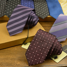 6cm Mens Business Silk Tie Formal Striped Dot Jacquard Wedding Neck Ties New Accessories Classic Neckwear For Men